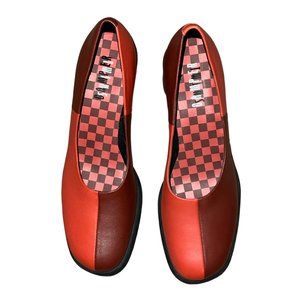 Camper Twins Colorblock Leather Block Heel Pump Size 38